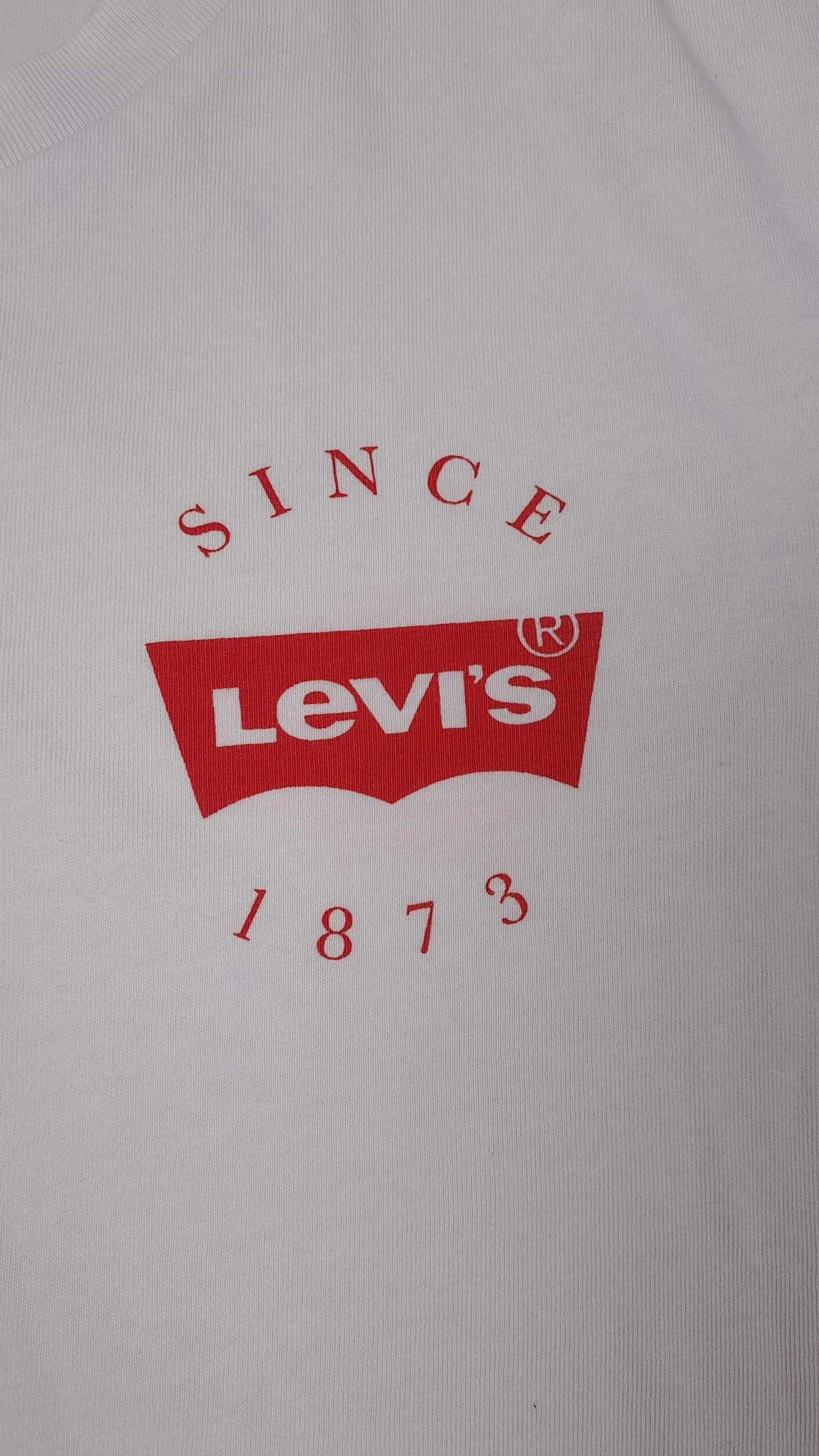 T-shirt / Levi's / White / Size L / Women / Logo Since 1873 – photo 4
